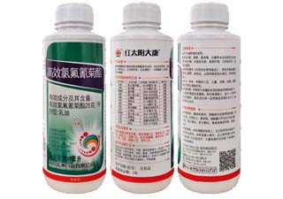 红太阳大康2.5%高效氯氟氰菊酯图片
