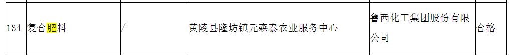 陕西省延安市市场监督管理局公示农资产品质量监督抽查结果